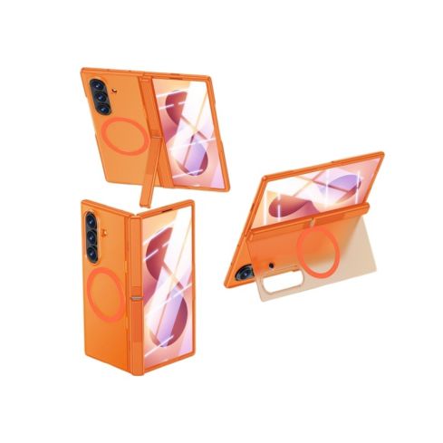 FOMBEO Samsung Galaxy Z Fold8 Ultra Case with Dual Stand, Screen Protector & Magnetic Ring