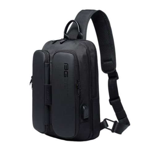 BANGE BG-7079 Multi-Functional Sling Chest Bag – Water-Resistant Oxford Shoulder Bag