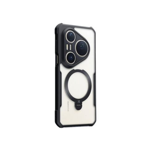 HUAWEI Pura 90 Pro / Pro Max Case – 360° Rotating Magnetic Stand, Shockproof, Anti-Fingerprint
