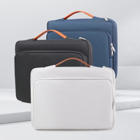 14-Inch Shockproof Laptop Sleeve Case – Nylon Protective Computer Bag for Laptop & iPad