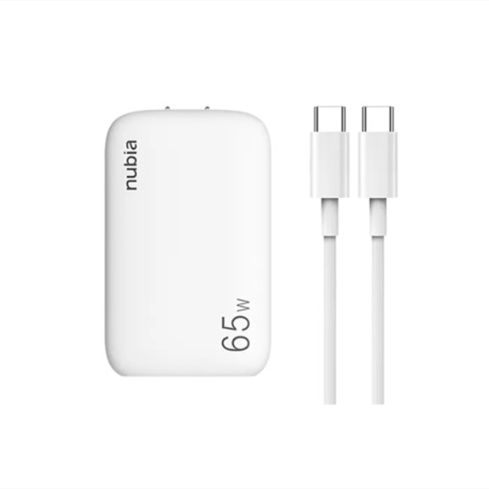 ZTE Nubia 65W GaN Slim Dual USB Wall Charger  For Iphone 14 13