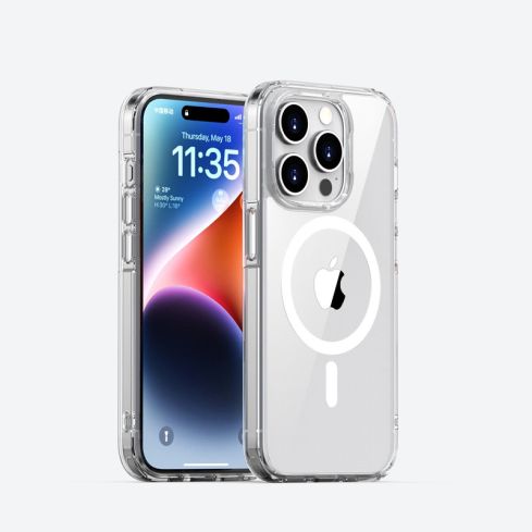For iPhone 15 Pro MagSafe Clear Case