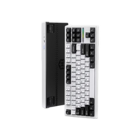 HEXGEARS MK87 Tri-Mode Mechanical Keyboard – 87 Keys, ARGB, Hot-Swap, 8000mAh, PBT