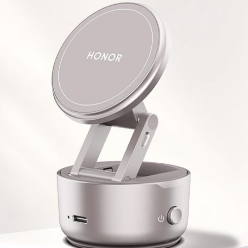HONOR Bra-V Electric Vacuum Magnetic Stand – 25N Strong Magnet, 360° Rotation, Type-C