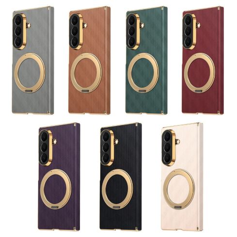 For Samsung Galaxy Z Fold8 Magnetic Case with Rotating Stand
