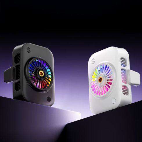Black Shark Phone Cooler for Streaming with AI Cooling RGB