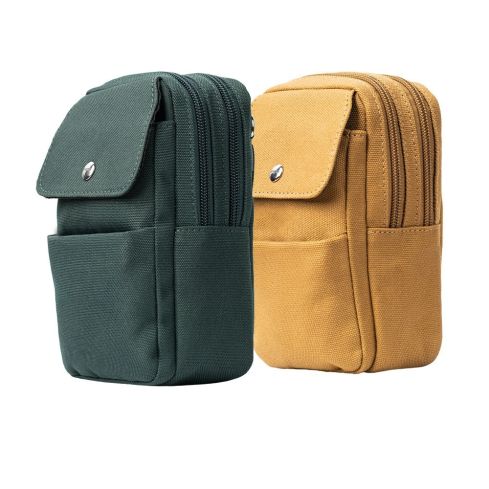FiiO NEST-EDC Portable Tech Pouch – Dual Zip, Detachable Strap, Canvas or Polyester