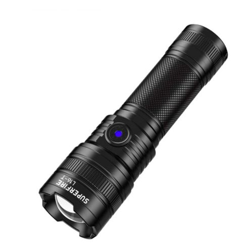 SUPERFIRE L16-T Rechargeable Telescopic Flashlight