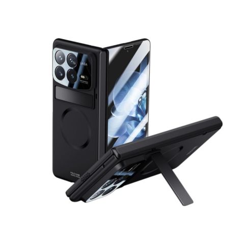 Xiaomi MIX Fold 4 Magnetic Hinge Case with Screen Protector | Camera Stand & MagSafe Compatible Cover