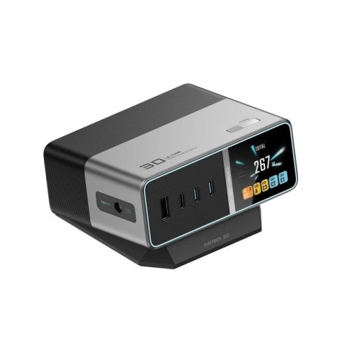 CUKTECH 30 Charging Station – 300W GaN Desktop Charger, Dual 140W PD 3.1, DC Port for Gaming Laptops