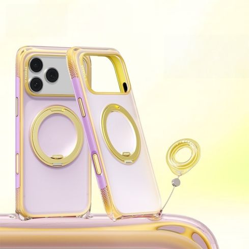 TORRAS Ostand O3Air Bios Magnetic Case for iPhone 17 Pro Max – Shockproof PC+TPU, Anti-Fingerprint