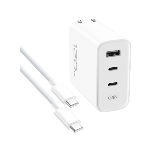 Vivo 120W 3-Port GaN Charger 1M