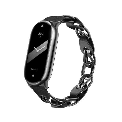Xiaomi Mi Band 9 Chain Buckle Metal Wristband - Black