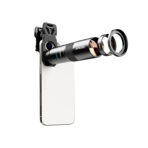 APEXEL TeleMacro Pro 10X 2-in-1 Telephoto&Macro Lens