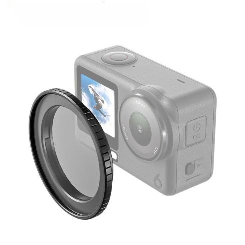 DJI Osmo Action 6 Filter Holder – Aluminum Lens Protection Frame