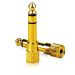 2 Pack 3.5mm Female to 6.5mm Male Jack Audio Plug