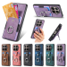 Xiaomi 17T Retractable Card Holder Case – PU Leather, Kickstand, Shockproof, Anti-Slip