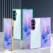 Electroplated Transparent Silicone Case for Samsung Z Fold 8 Slim Shockproof Cover