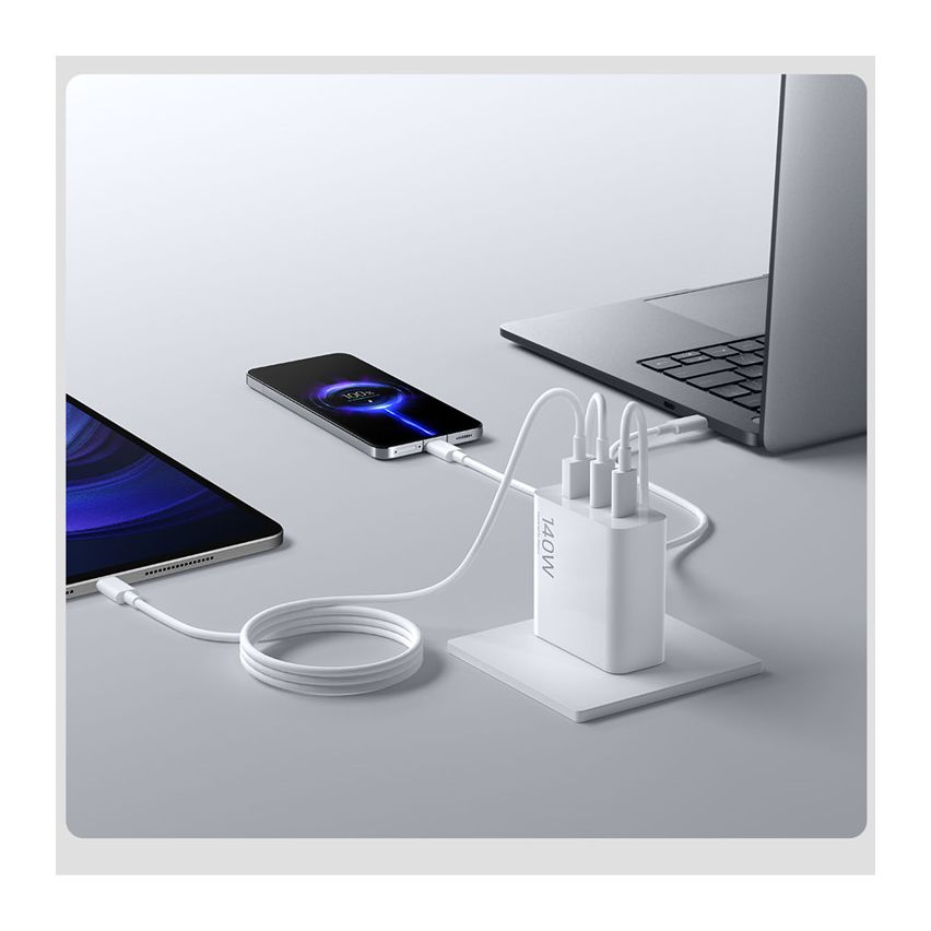 Xiaomi 140W GaN three-port charger set(1A2C)-VopTronics - Main Image