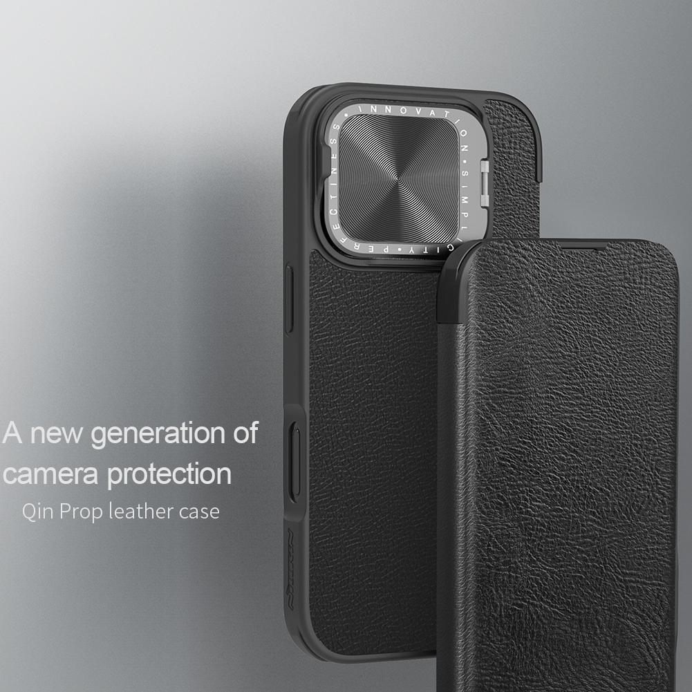 for iPhone 16 Pro Max Qin Prop leather case