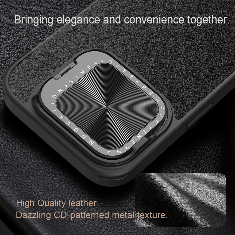 for iPhone 16 Pro Max Qin Prop leather case