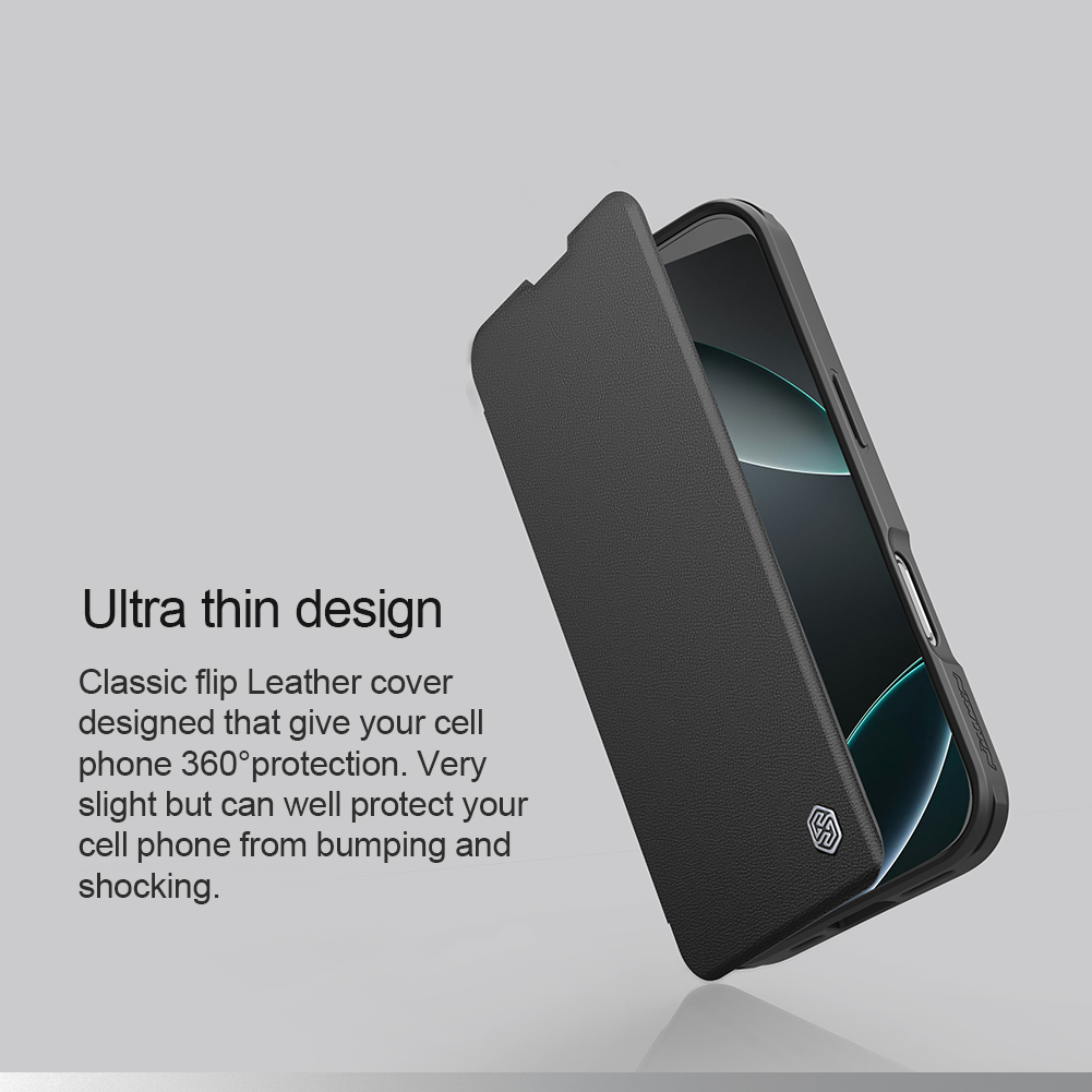 for iPhone 16 Pro Max Qin Prop leather case