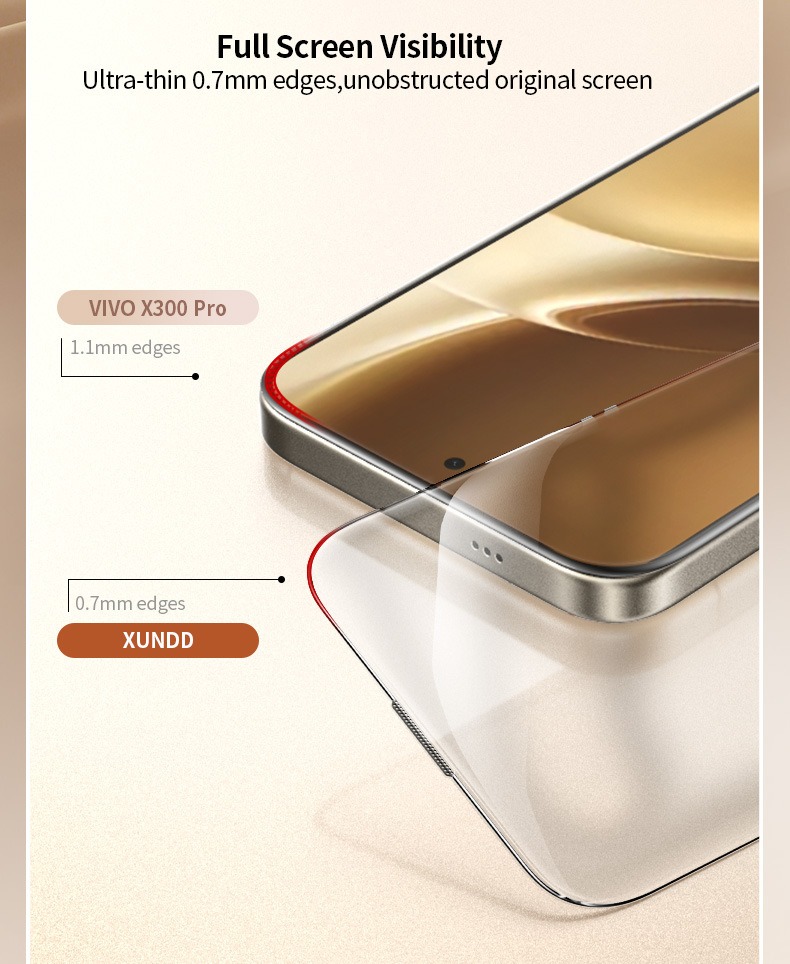 VIVO X300 PRO tempered glass