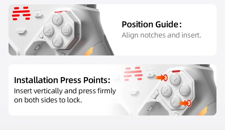BEITONG PanGu Custom Modular Controller – Swappable Joysticks, D