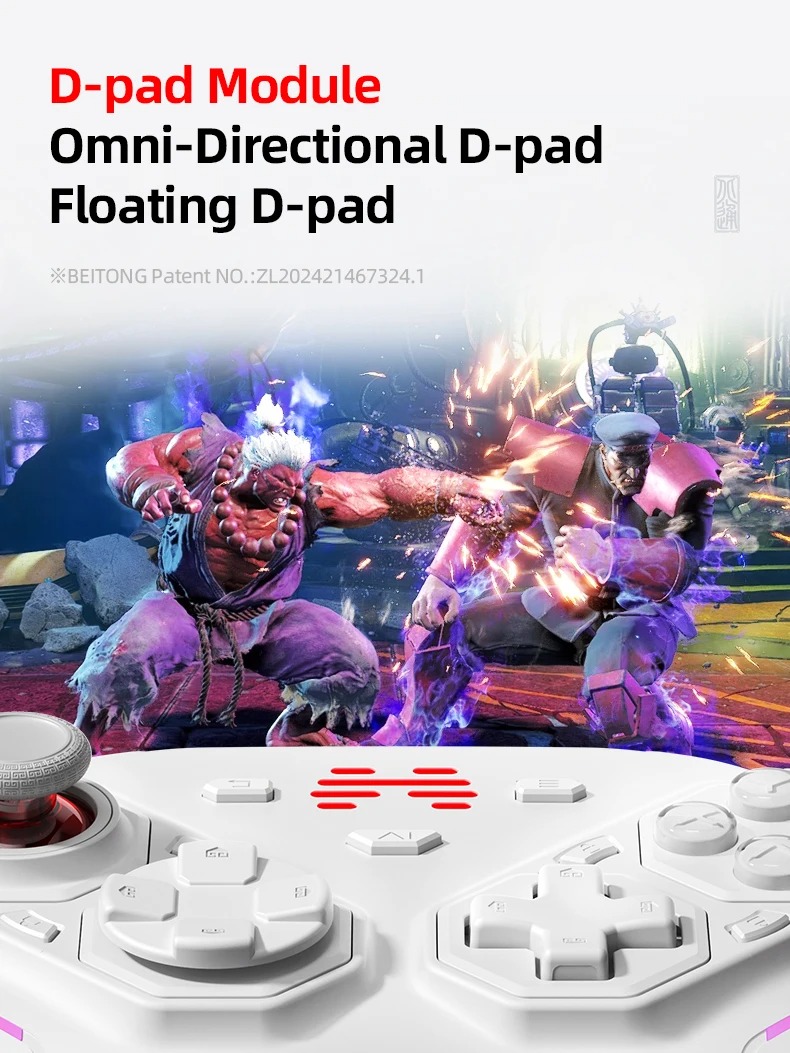 BEITONG PanGu Custom Modular Controller – Swappable Joysticks, D