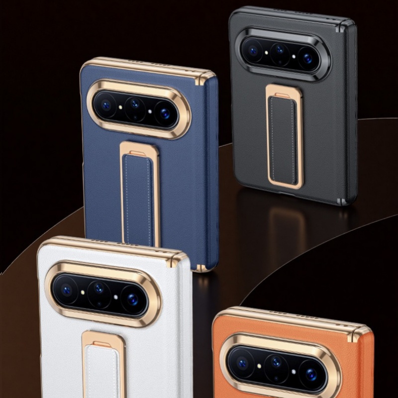 Huawei Pura X Max Case with Wrist Strap Stand Hinge Cover