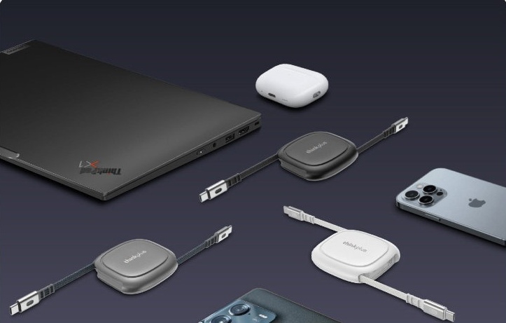 Lenovo 240W USB-C Cable Retractable PD 3.2 Fast Charging